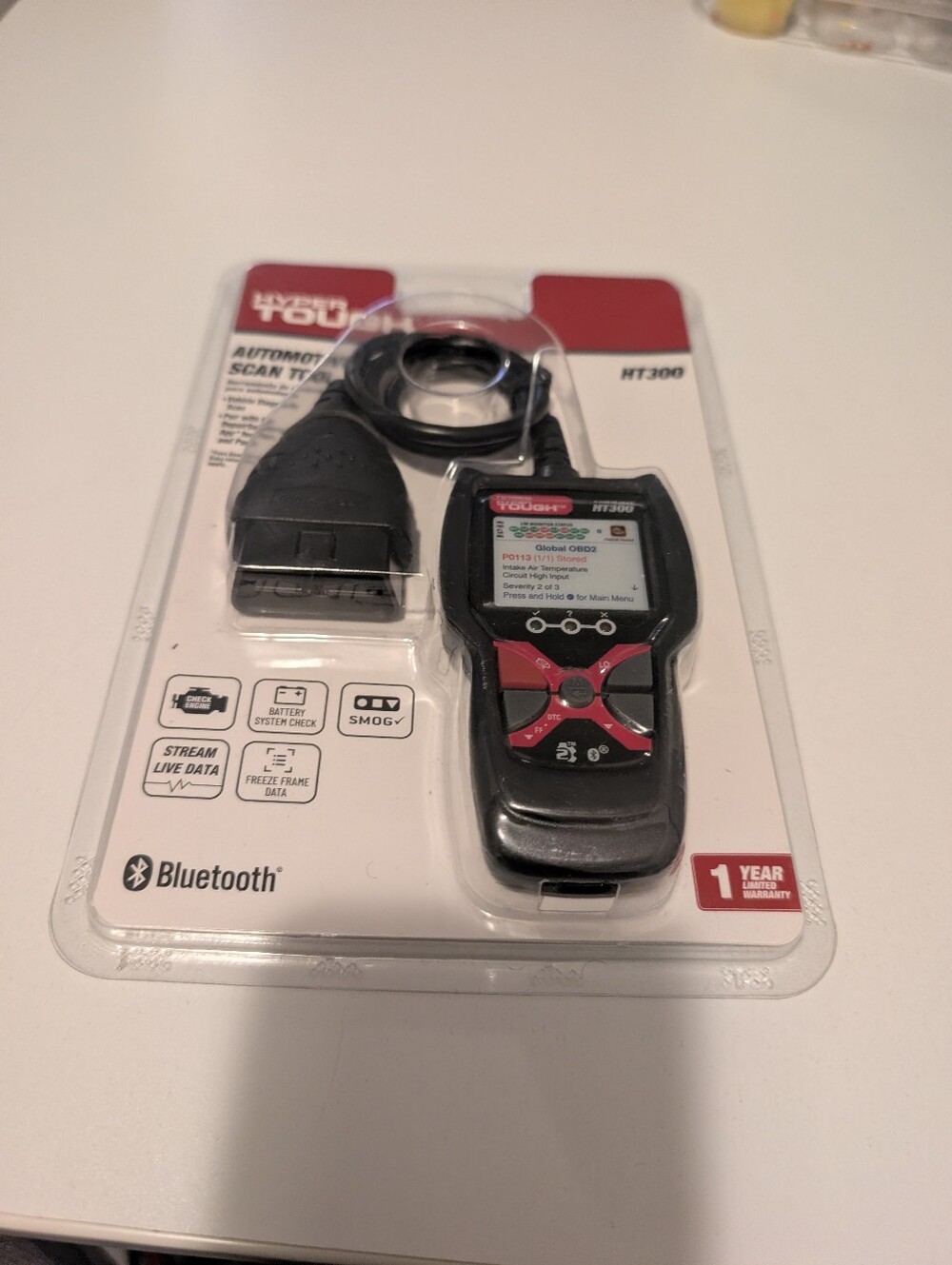Hyper Tough HT300 OBD2 Automotive Scan Tool